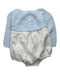 A Blue Long Sleeve Rompers from Mebi Root in size 12-18M for girl. (Front View)