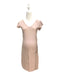 A Ivory Short Sleeve Dresses from Pea in a Pod in size S for maternity. (Front View)