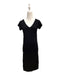 A Black Short Sleeve Dresses from Pea in a Pod in size S for maternity. (Front View)