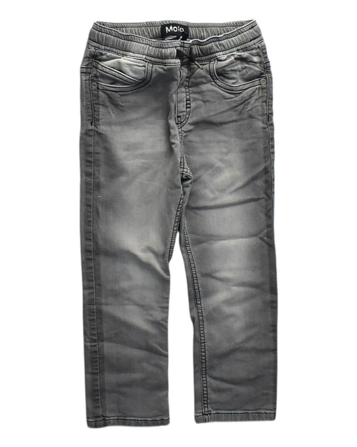 A Grey Jeans from Molo in size 6T for neutral. (Front View)