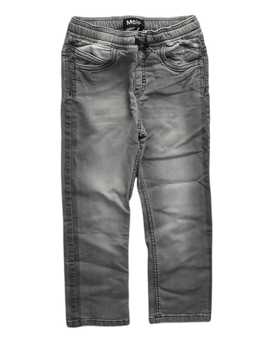 A Grey Jeans from Molo in size 6T for neutral. (Front View)