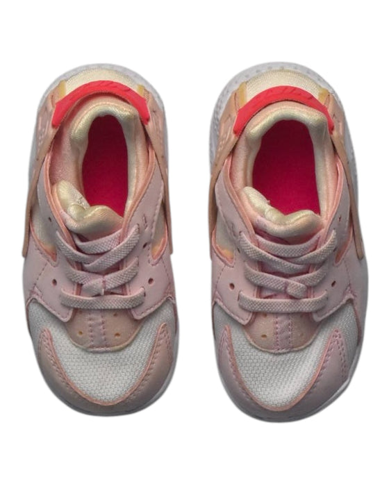 A Pink Sneakers from Nike in size 18-24M for girl. (Back View)