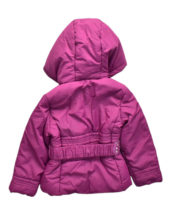 A Pink Puffer/Quilted Coats & Outerwear from Guess in size 3T for girl. (Back View)
