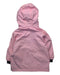 A Pink Rain Jackets from Petit Bateau in size 12-18M for girl. (Back View)