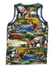 A Multicolour Sleeveless T Shirts from Molo in size 10Y for boy. (Back View)