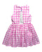 A Pink Sleeveless Dresses from Jacadi in size 12Y for girl. (Back View)
