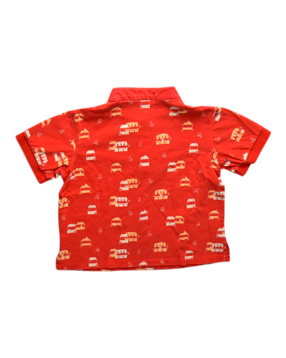 A Red Short Sleeve Shirts from Elly in size 6T for neutral. (Front View)