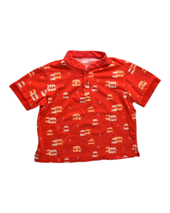 A Red Short Sleeve Shirts from Elly in size 6T for neutral. (Back View)