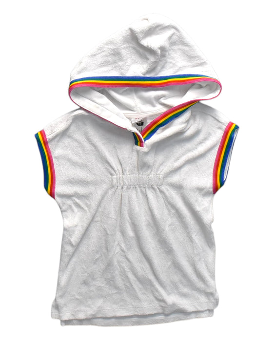 A White Sleeveless Tops from Hanna Andersson in size 2T for girl. (Front View)