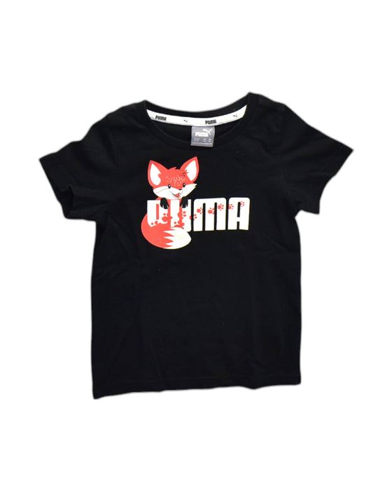 A Black Short Sleeve T Shirts from Puma in size 2T for neutral. (Front View)