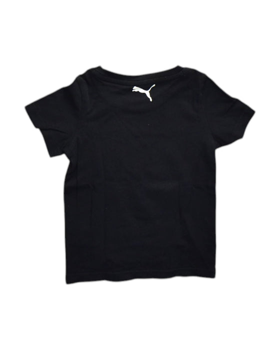 A Black Short Sleeve T Shirts from Puma in size 2T for neutral. (Back View)