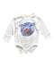 A White Long Sleeve Bodysuits from Mini Rodini in size 3T for neutral. (Front View)