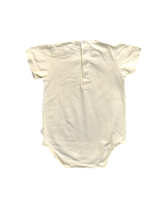 A Ivory Short Sleeve Bodysuits from Tinycottons in size 2T for neutral. (Back View)