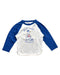 A Blue Long Sleeve T Shirts from Petit Bateau in size 18-24M for neutral. (Front View)