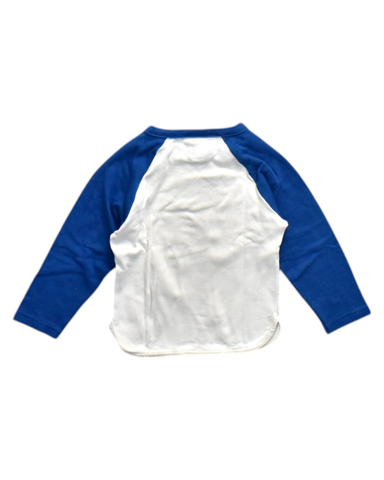 A Blue Long Sleeve T Shirts from Petit Bateau in size 18-24M for neutral. (Back View)