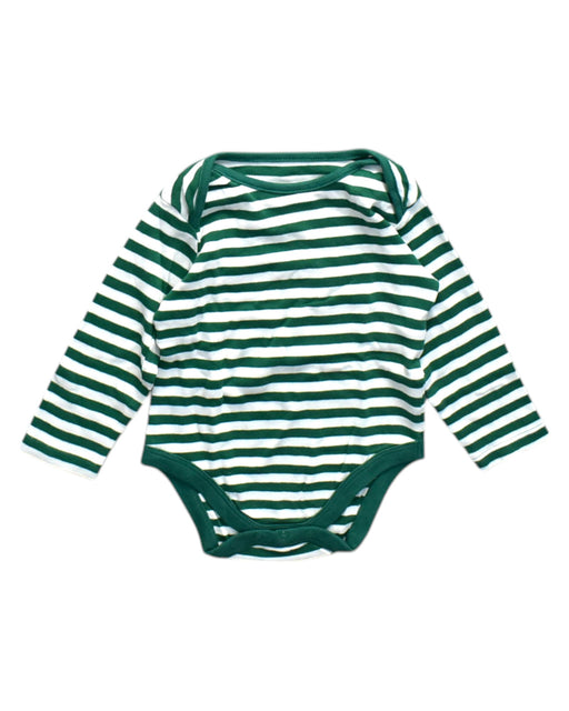 A Green Long Sleeve Bodysuits from Mothercare in size 18-24M for neutral. (Front View)