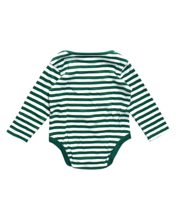 A Green Long Sleeve Bodysuits from Mothercare in size 18-24M for neutral. (Back View)