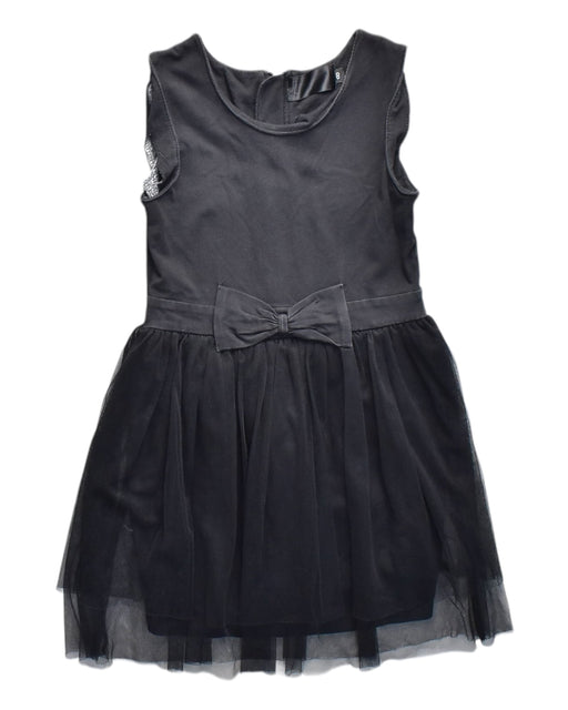 A Black Sleeveless Dresses from Blossom in size 8Y for girl. (Front View)