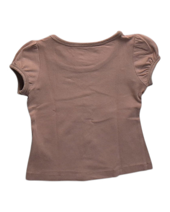 A Brown Short Sleeve Tops from Pumpkin Patch in size 3T for girl. (Back View)
