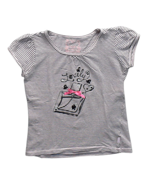 A White Short Sleeve Tops from Pumpkin Patch in size 7Y for girl. (Front View)