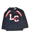 A Navy Crewneck Sweatshirts from LuluCastagnette in size 18-24M for boy. (Front View)