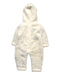 A White Onesies from Roxy in size 3-6M for girl. (Back View)