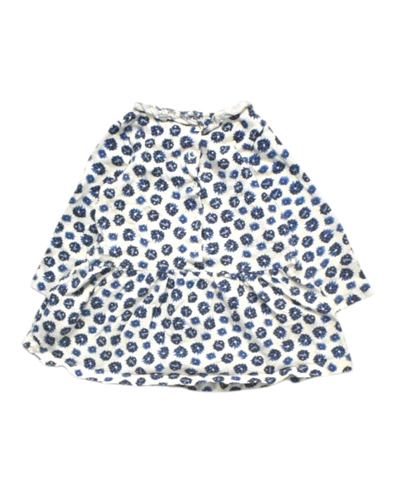 A Blue Long Sleeve Dresses from Petit Bateau in size 6-12M for neutral. (Back View)