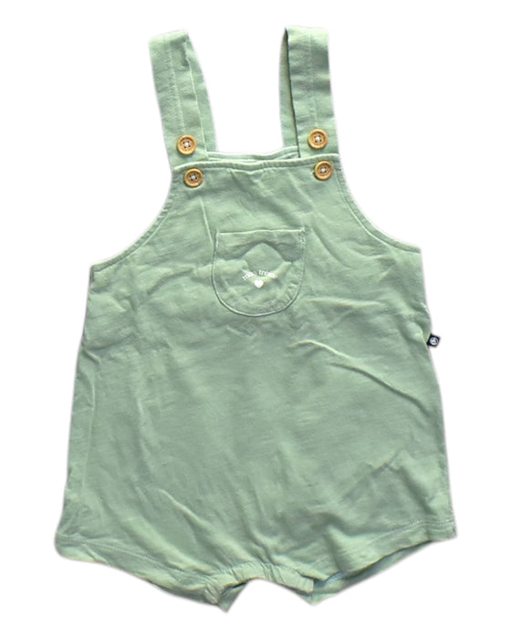 A Green Sleeveless Rompers from Petit Bateau in size 12-18M for neutral. (Front View)