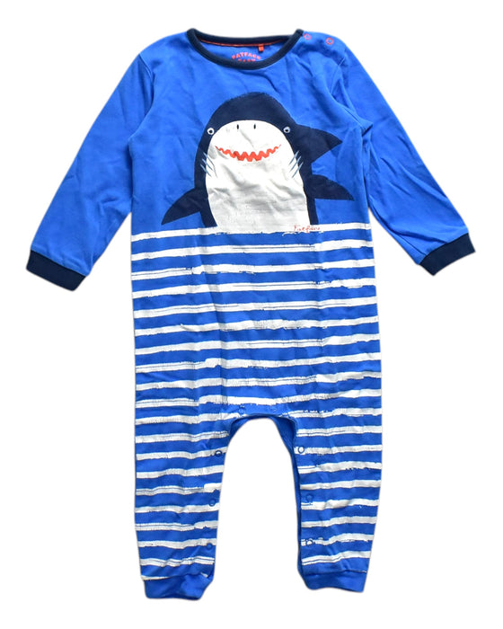 A Green Long Sleeve Bodysuits from Fat Face in size 18-24M for neutral. (Front View)