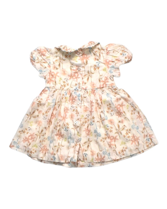A Multicolour Short Sleeve Dresses from Baby by David Jones in size 6-12M for girl. (Back View)