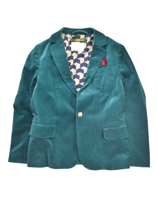 A Green Blazers from Scotch Shrunk in size 8Y for boy. (Front View)