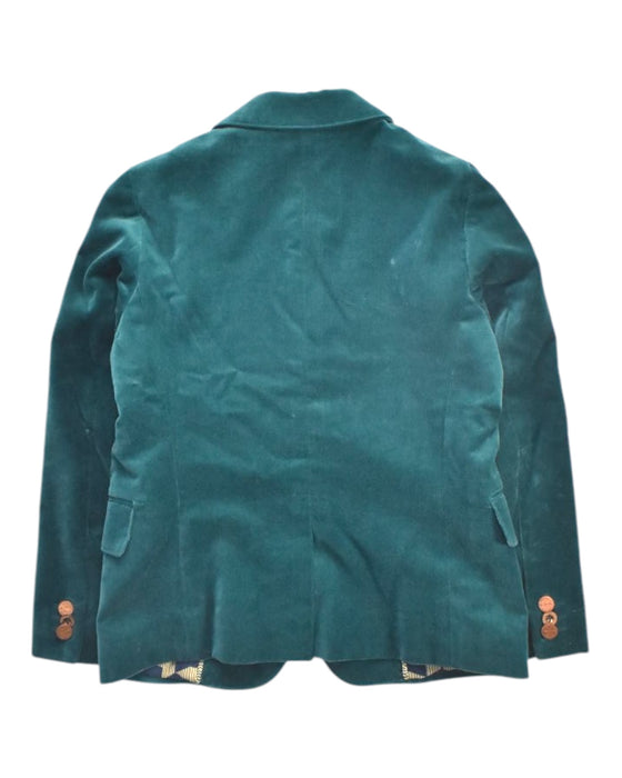 A Green Blazers from Scotch Shrunk in size 8Y for boy. (Back View)