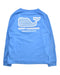 A Blue Long Sleeve T Shirts from Vineyard Vines in size 7Y for boy. (Back View)