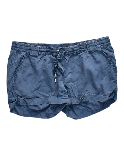 A Blue Shorts from Ripe in size Maternity-M for maternity. (Front View)