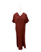 A Burgundy Short Sleeve Dresses from Annee Matthew in size Maternity-S for maternity. (Front View)