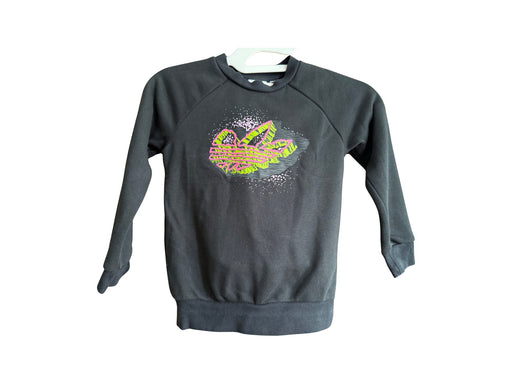 A Black Crewneck Sweatshirts from Adidas in size 5T for neutral. (Front View)