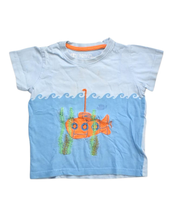 A Blue Short Sleeve T Shirts from Mountain Warehouse in size 3T for boy. (Front View)