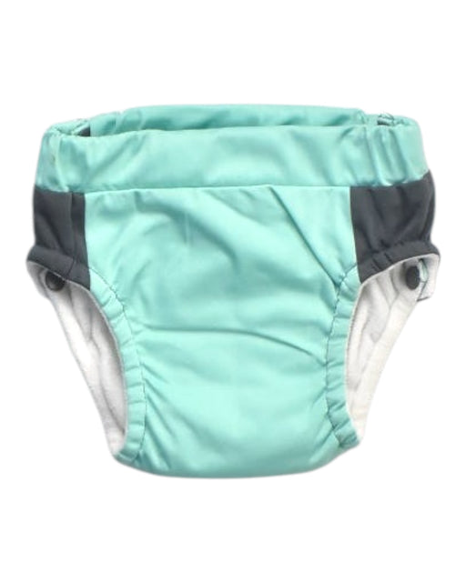 A Teal Swim Diapers from Kangacare in size 2T for boy. (Front View)
