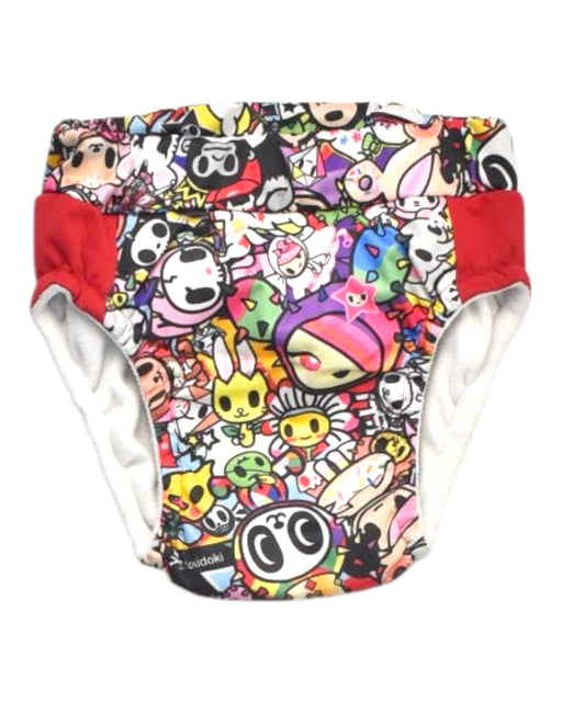 A Multicolour Swim Diapers from Kangacare in size 4T for girl. (Front View)
