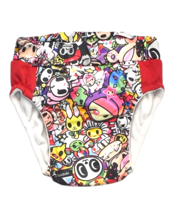 A Multicolour Swim Diapers from Kangacare in size 4T for girl. (Front View)