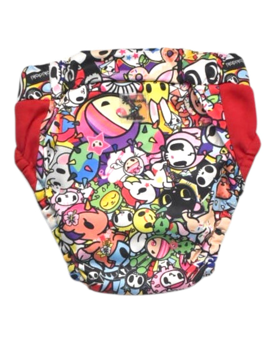 A Multicolour Swim Diapers from Kangacare in size 4T for girl. (Back View)