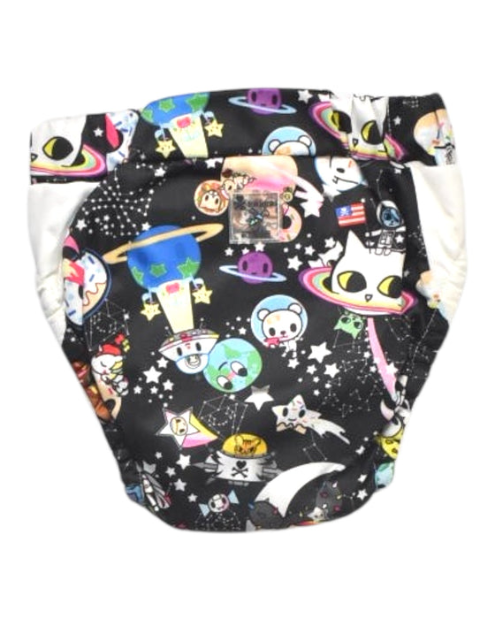 A Multicolour Swim Diapers from Kangacare in size 4T for girl. (Back View)