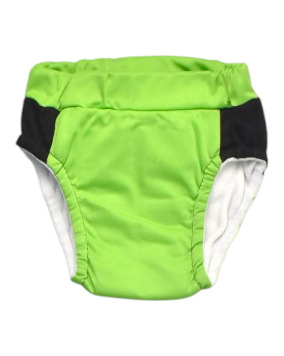 A Green Cloth Diapers from Kangacare in size 4T for boy. (Front View)