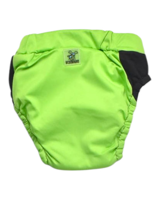 A Green Cloth Diapers from Kangacare in size 4T for boy. (Back View)