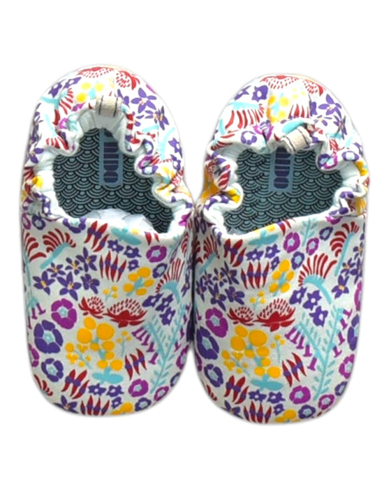 A Multicolour Slip Ons from Poco Nido in size 12-18M for neutral. (Back View)