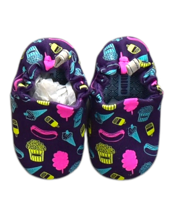 A Multicolour Slip Ons from Poco Nido in size 6-12M for neutral. (Back View)