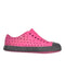 A Pink Slip Ons from Native Shoes in size 3T for girl. (Front View)