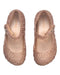 A Gold Flats from Mini Melissa in size 3T for girl. (Back View)
