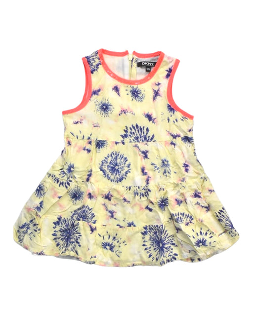 A Multicolour Sleeveless Dresses from DKNY in size 18-24M for girl. (Front View)