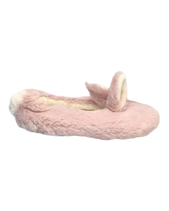 A Pink Slippers from Jamie Kay in size 4T for girl. (Front View)